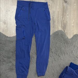 Januu Galaxy blue scrub joggers